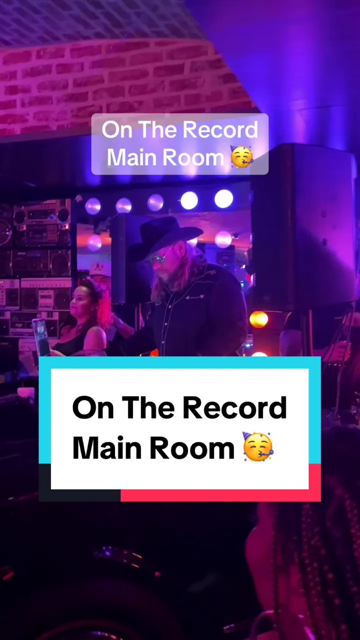 Main Room dance floor at On The Record TikTok video